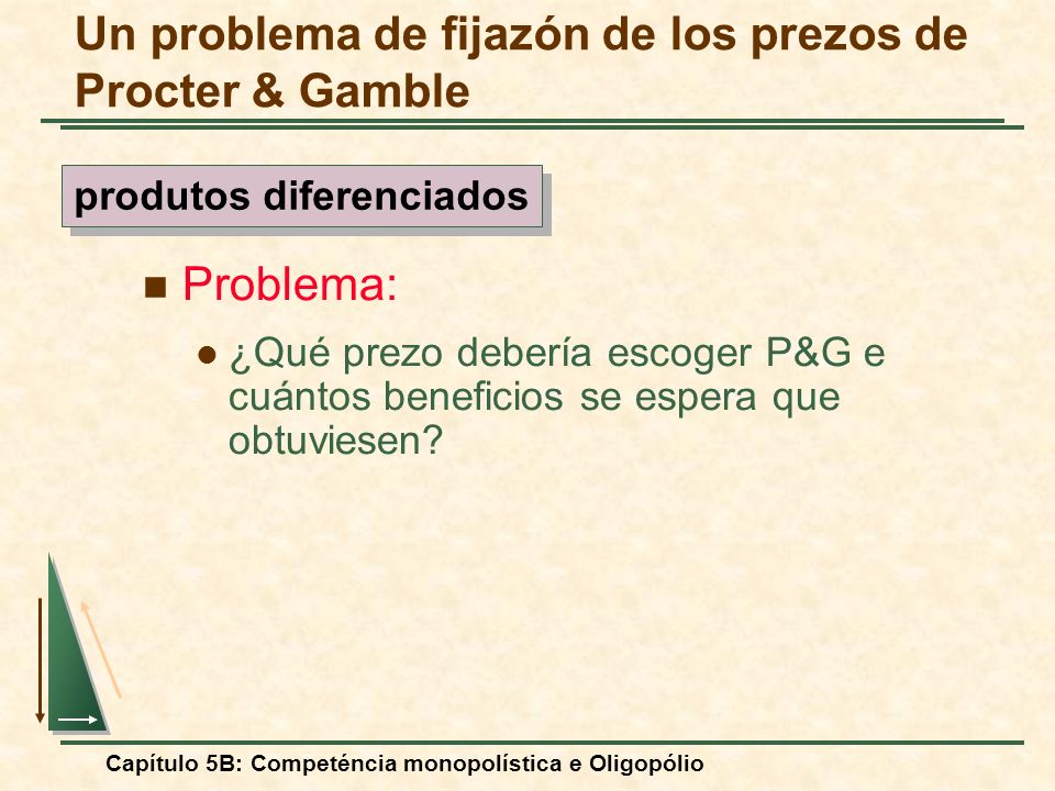 Un problema de fijazón de los prezos de Procter & Gamble
