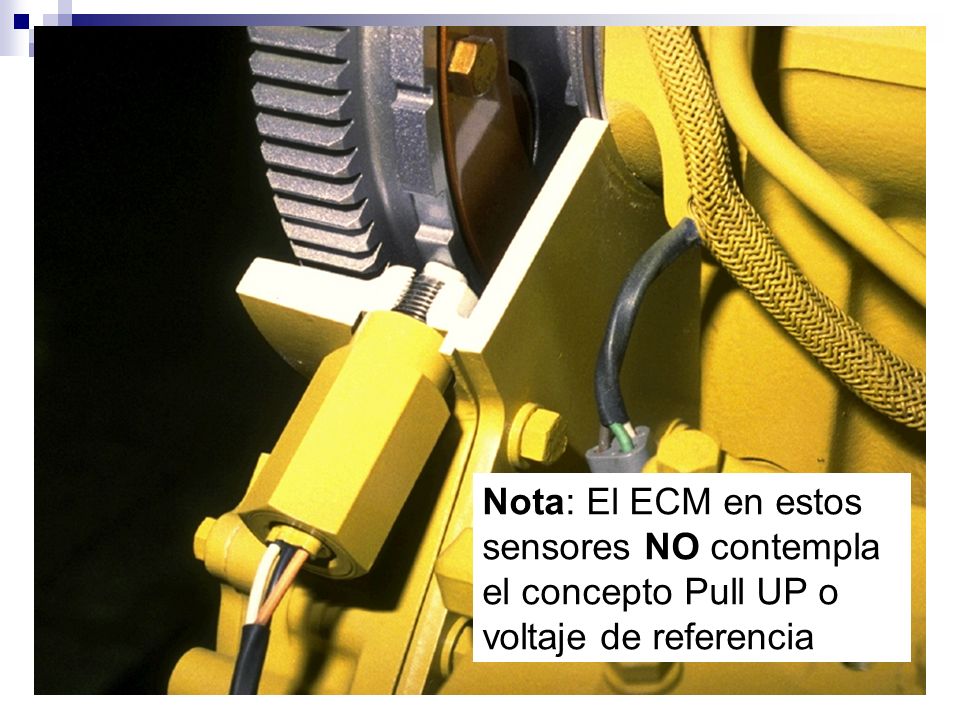 Nota: El ECM en estos sensores NO contempla el concepto Pull UP o voltaje de referencia