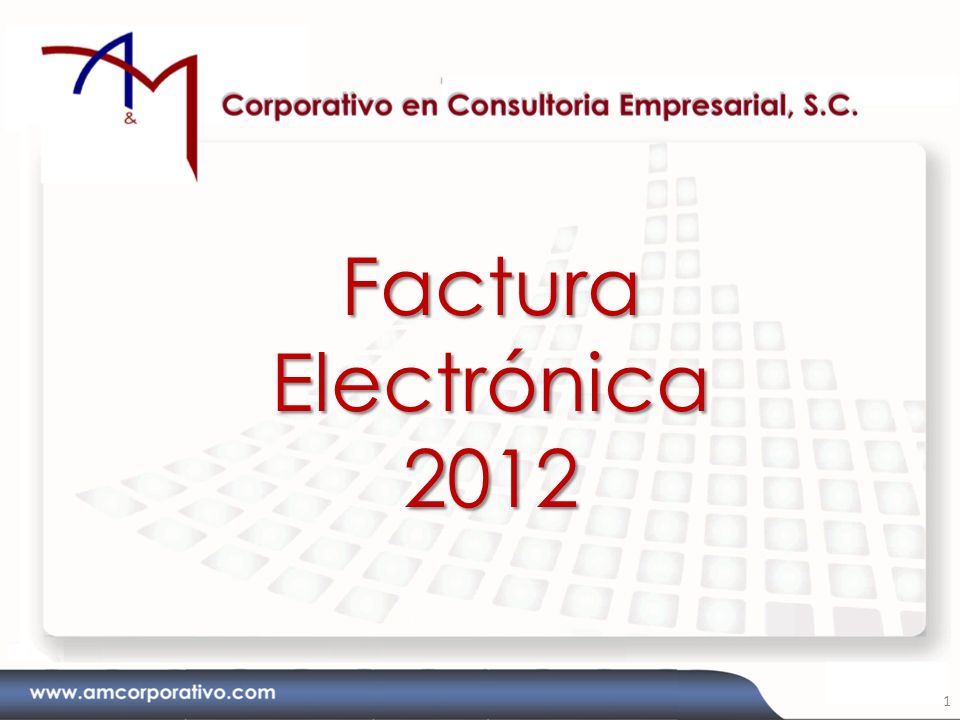 Factura Electrónica 2012