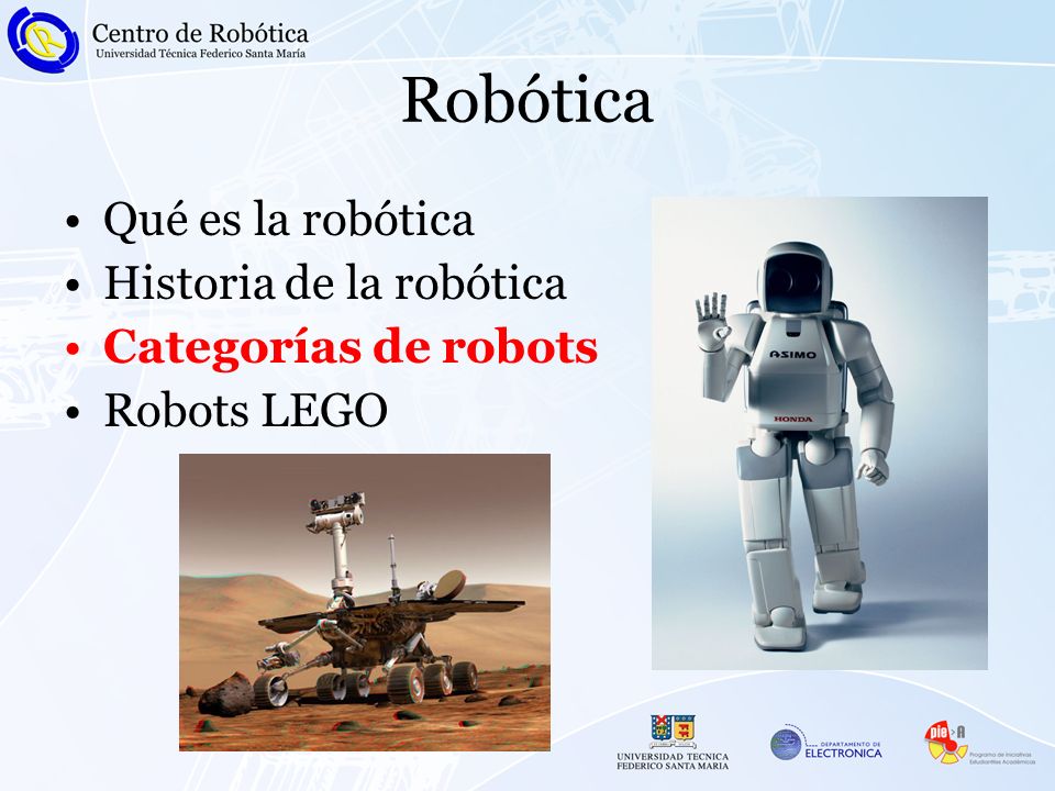 Robótica Qué es la robótica Historia de la robótica