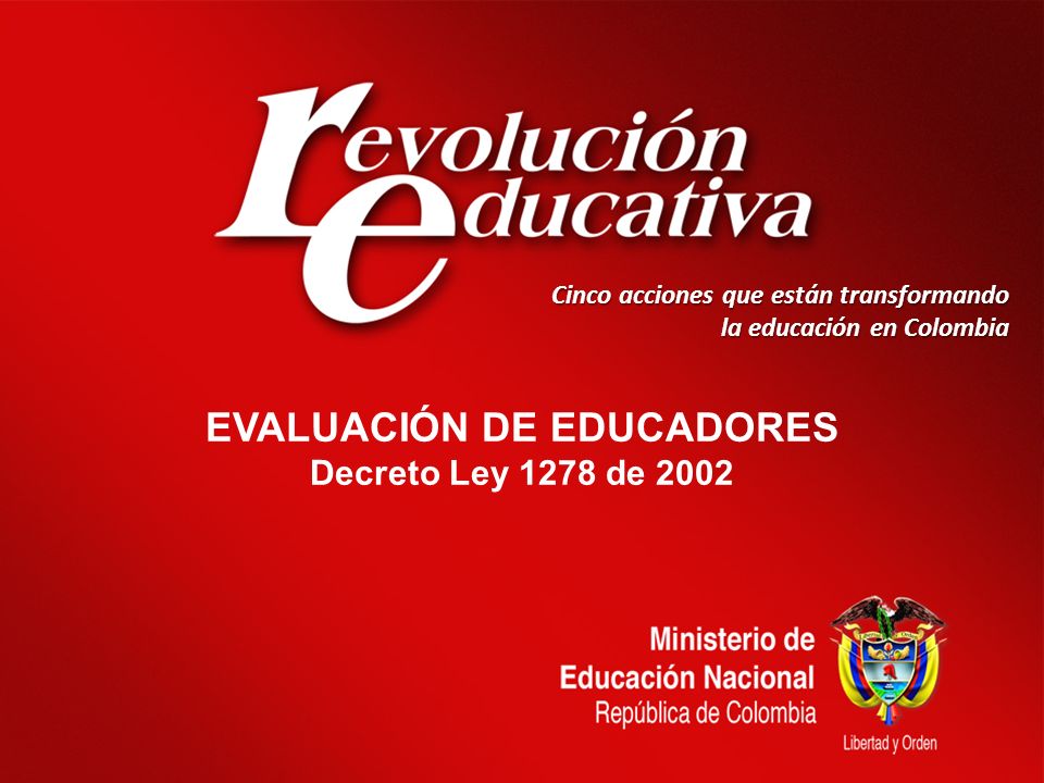EVALUACIÓN DE EDUCADORES