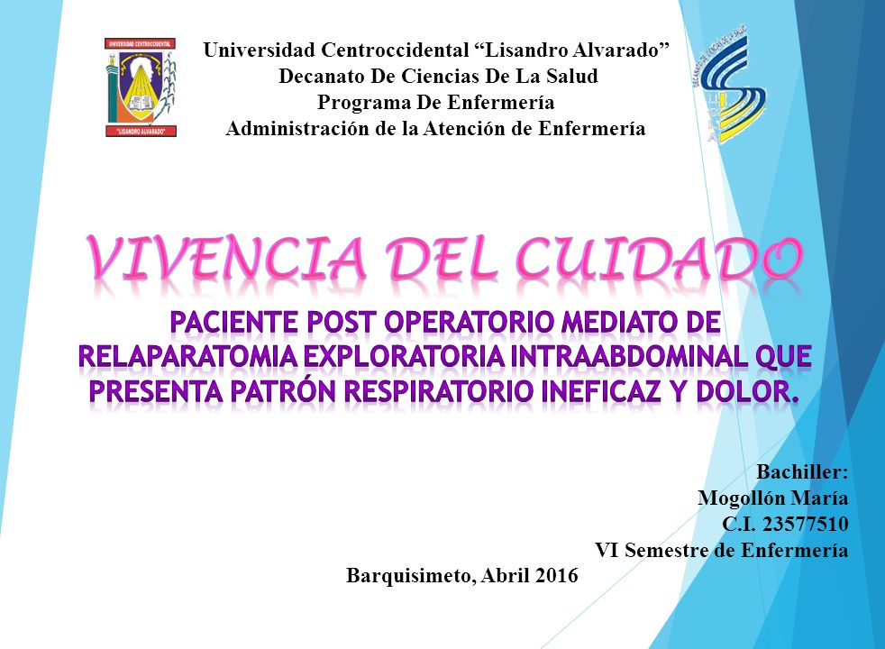 Universidad Centroccidental Lisandro Alvarado Decanato De Ciencias De La Salud Programa De Enfermería Administración de la Atención de Enfermería