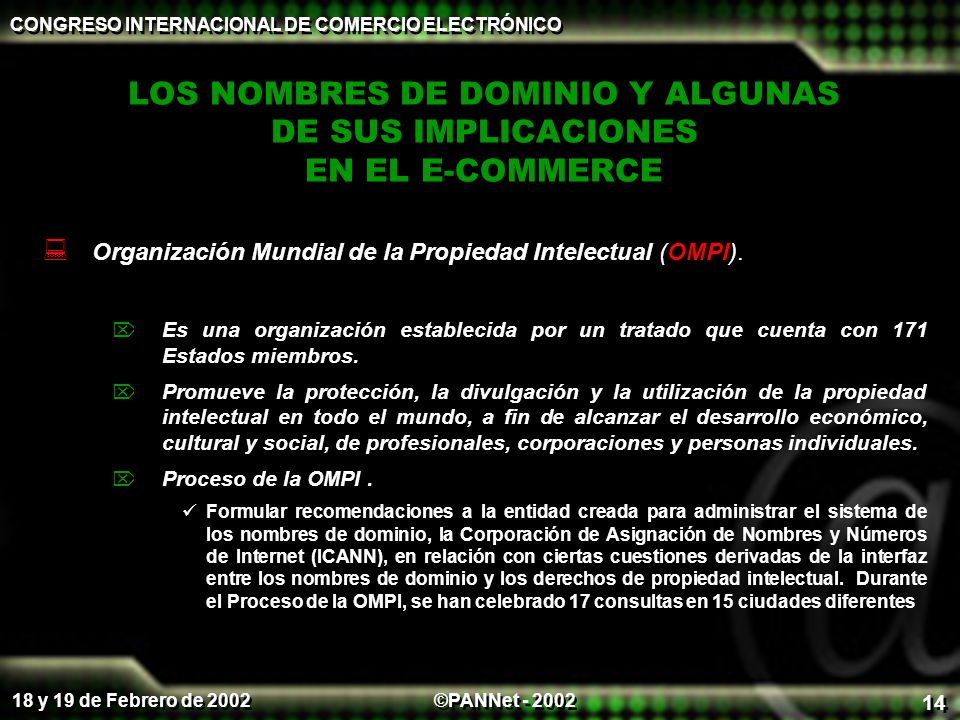 LOS NOMBRES DE DOMINIO Y ALGUNAS DE SUS IMPLICACIONES EN EL E-COMMERCE