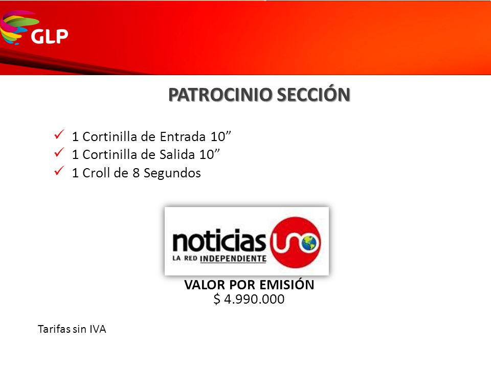 PATROCINIO SECCIÓN 1 Cortinilla de Entrada 10