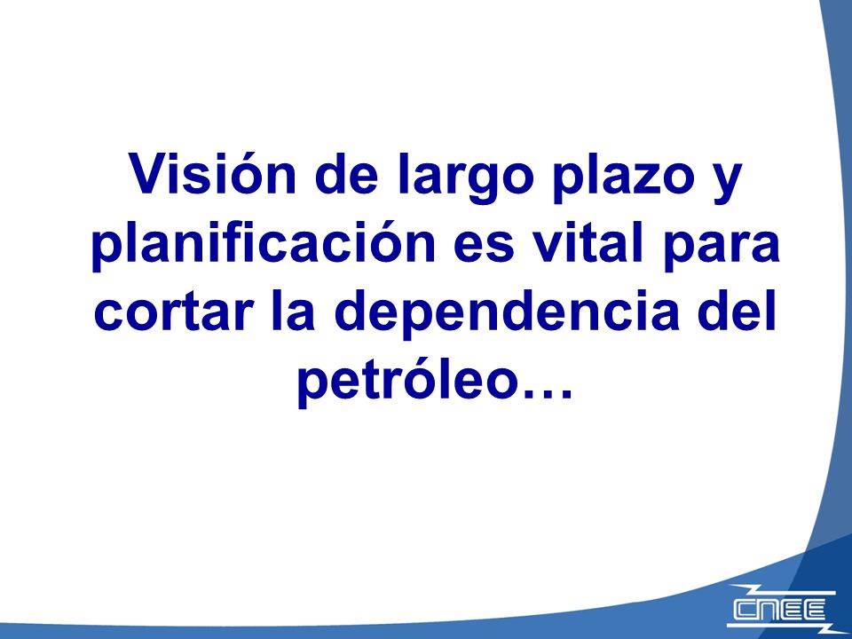 Hay que pasar de los planes a la realidad, de manera que los guatemaltecos gocemos de tarifas más estables y competitivas…