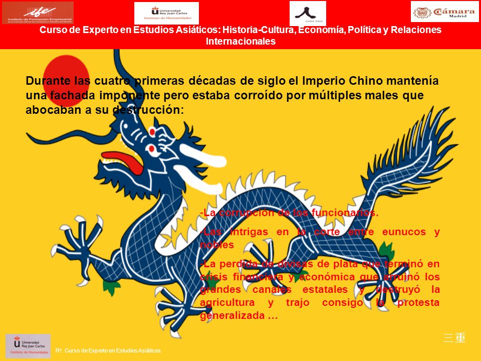 Curso de Experto en Estudios Asiáticos: Historia-Cultura, Economía, Política y Relaciones Internacionales