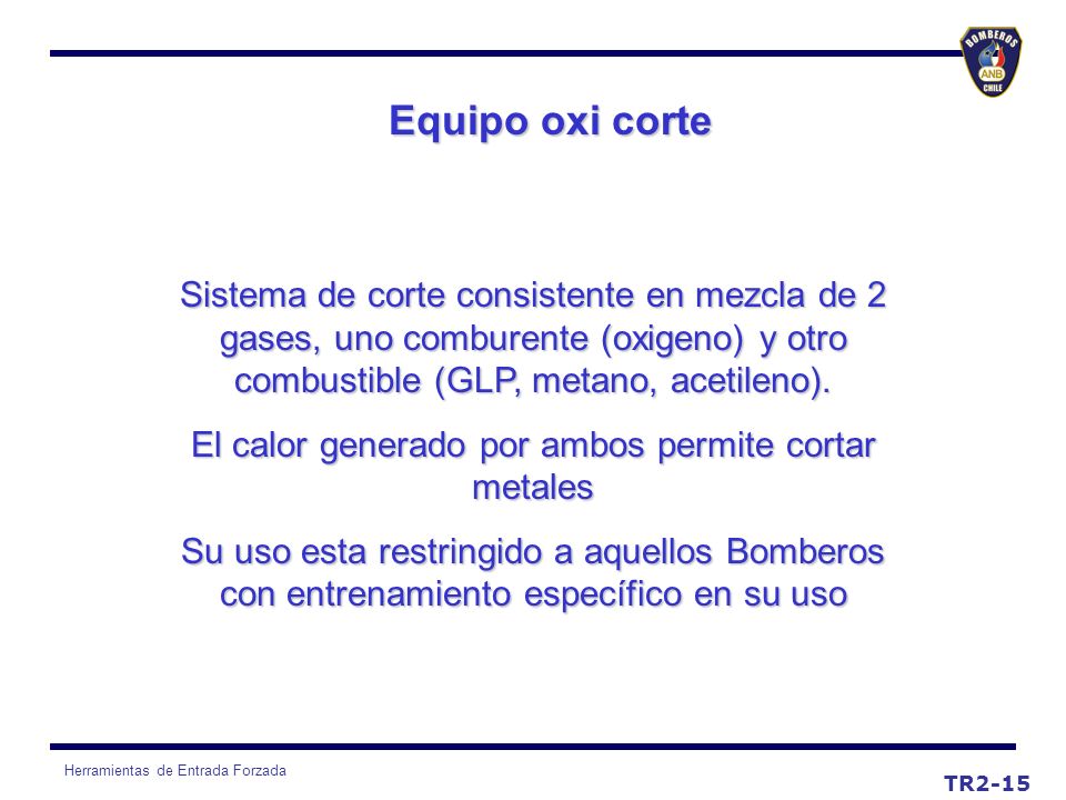 El calor generado por ambos permite cortar metales