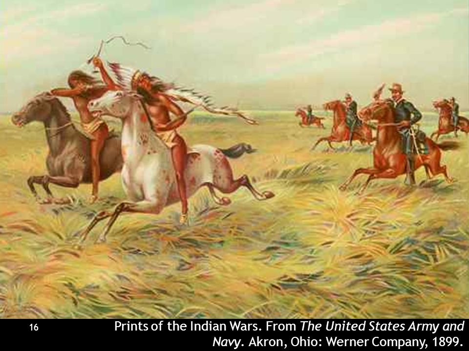 Prints of the Indian Wars. From The United States Army and Navy