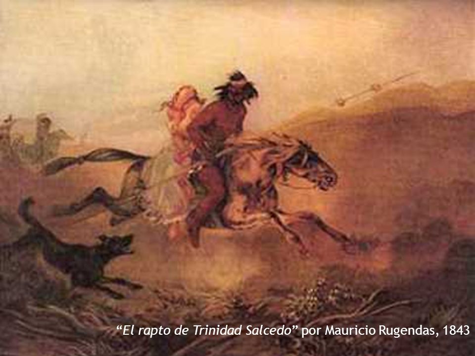 El rapto de Trinidad Salcedo por Mauricio Rugendas, 1843