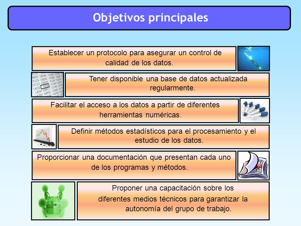Objetivos principales