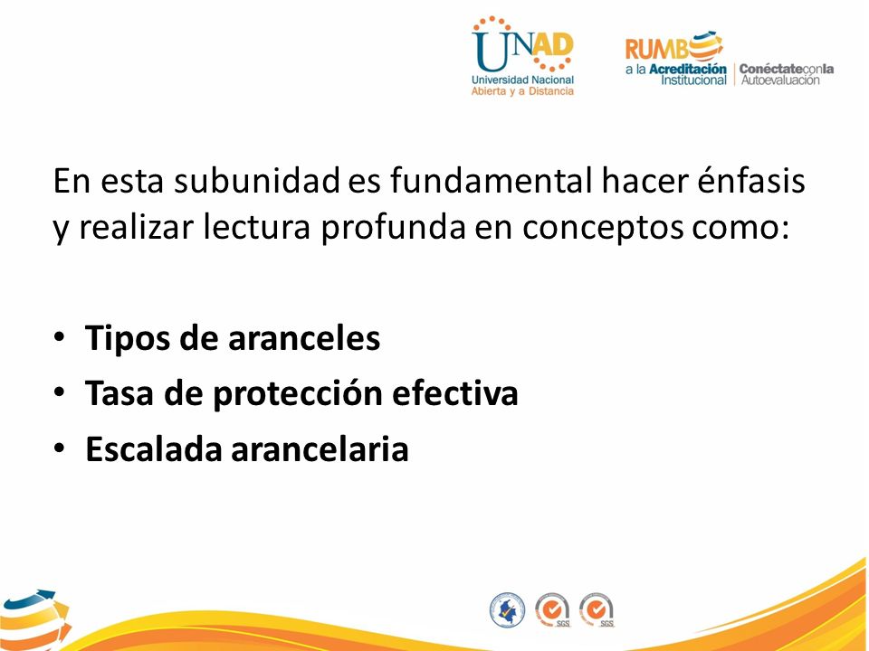 En esta subunidad es fundamental hacer énfasis y realizar lectura profunda en conceptos como: