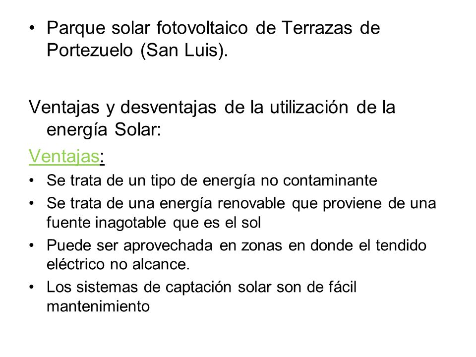 Parque solar fotovoltaico de Terrazas de Portezuelo (San Luis).