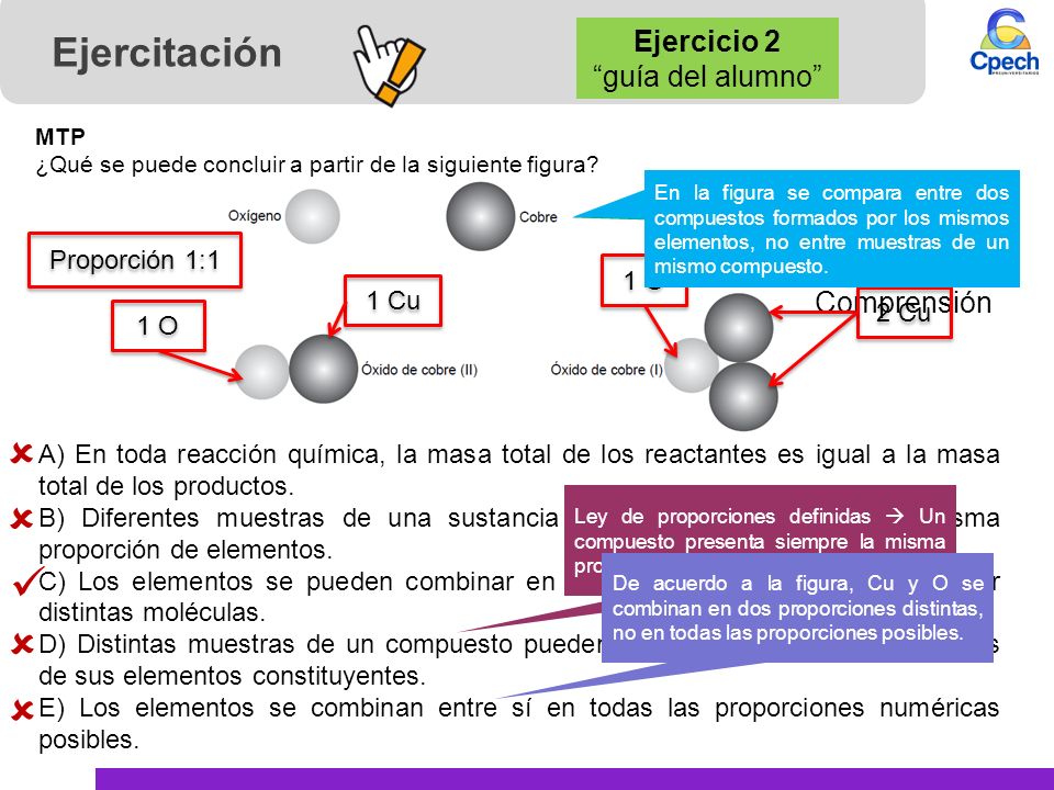 C      Ejercitación Ejercicio 2 guía del alumno Comprensión