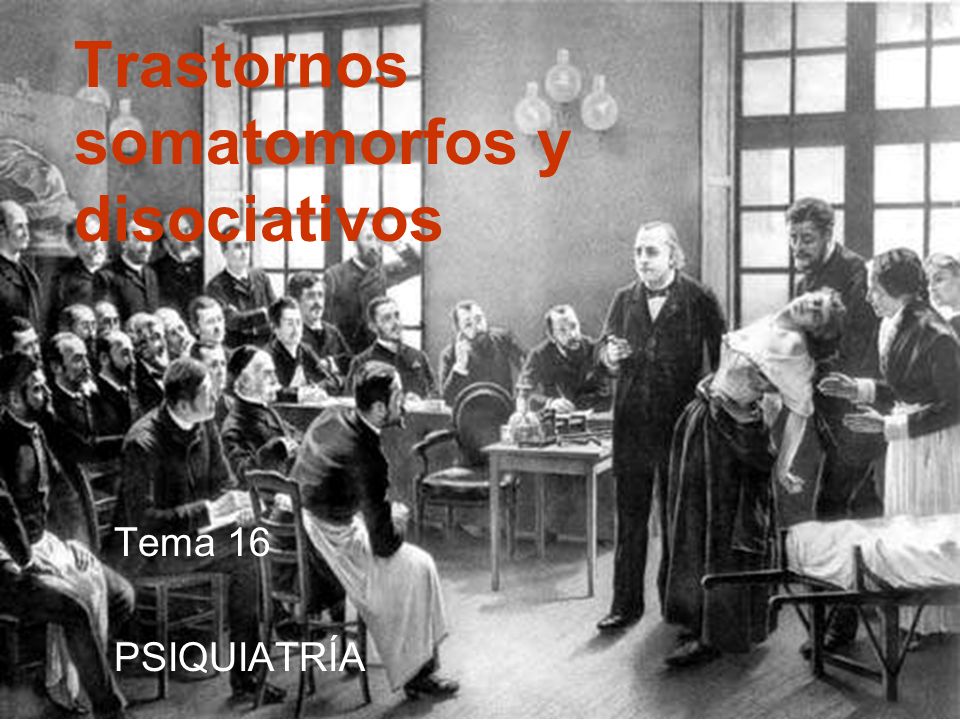 Trastornos somatomorfos y disociativos