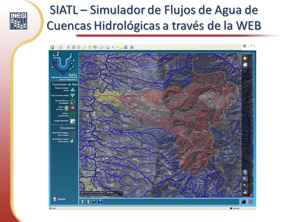 SIATL – Simulador de Flujos de Agua de Cuencas Hidrológicas a través de la WEB