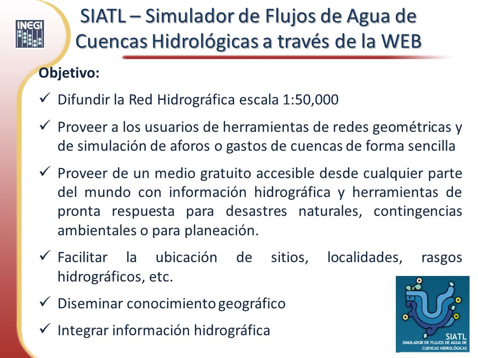 SIATL – Simulador de Flujos de Agua de Cuencas Hidrológicas a través de la WEB