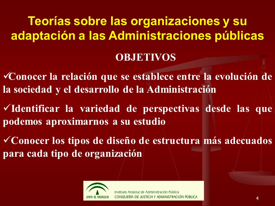 Teorías sobre las organizaciones y su adaptación a las Administraciones públicas
