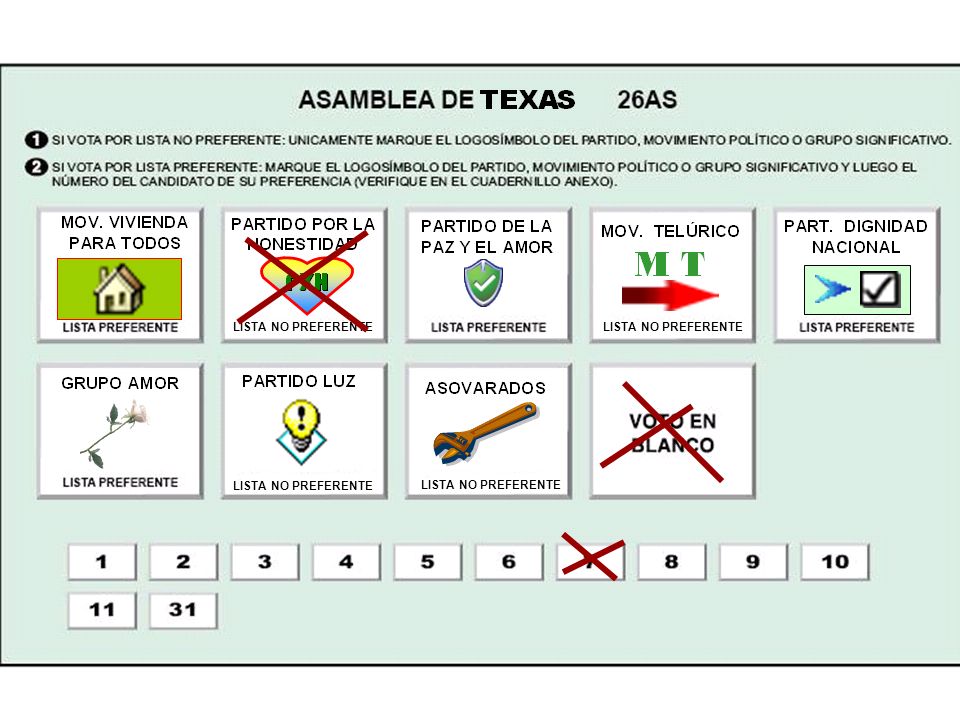 LISTA NO PREFERENTE LISTA NO PREFERENTE LISTA NO PREFERENTE LISTA NO PREFERENTE