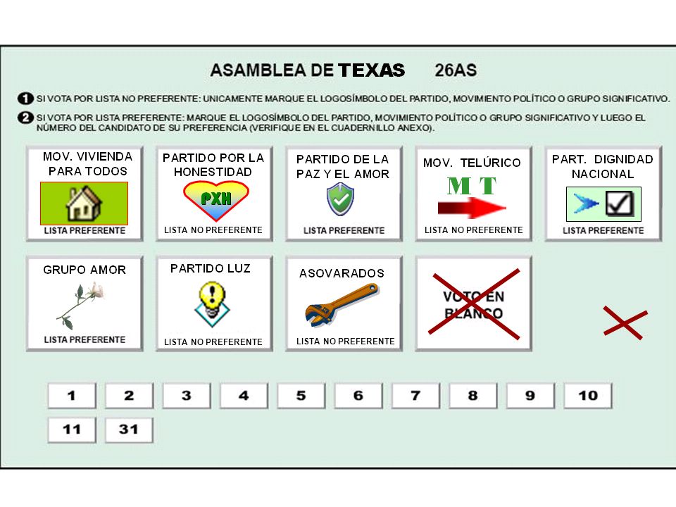 LISTA NO PREFERENTE LISTA NO PREFERENTE LISTA NO PREFERENTE LISTA NO PREFERENTE