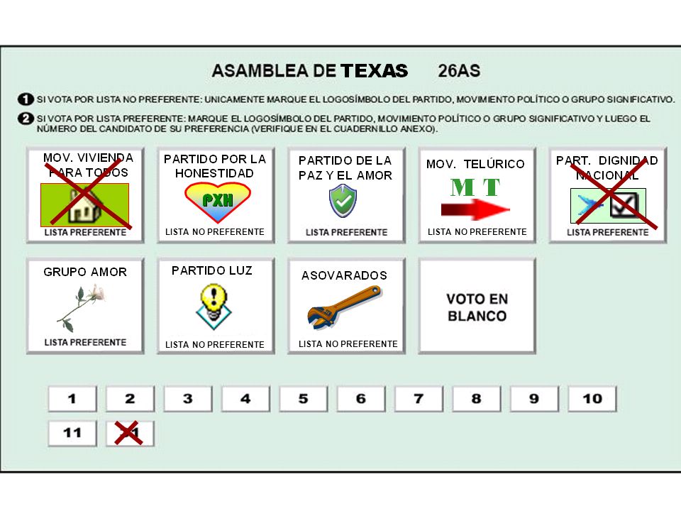 LISTA NO PREFERENTE LISTA NO PREFERENTE LISTA NO PREFERENTE LISTA NO PREFERENTE
