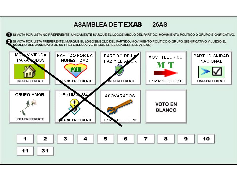LISTA NO PREFERENTE LISTA NO PREFERENTE LISTA NO PREFERENTE LISTA NO PREFERENTE