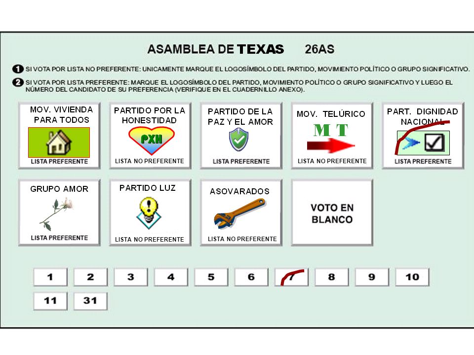 LISTA NO PREFERENTE LISTA NO PREFERENTE LISTA NO PREFERENTE LISTA NO PREFERENTE