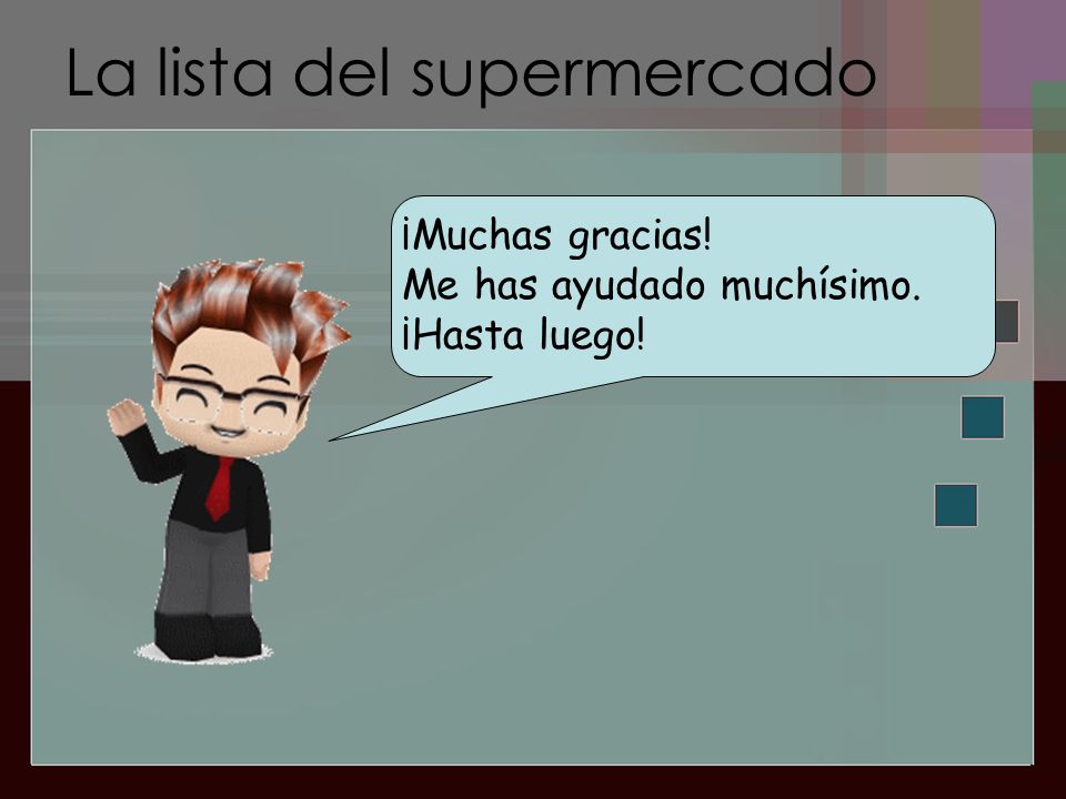 La lista del supermercado