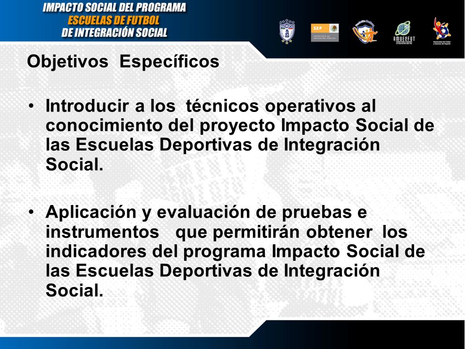 Objetivos Específicos