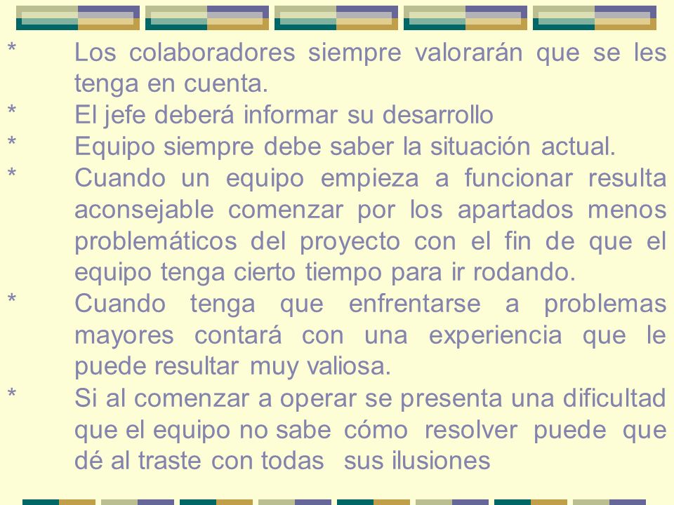 * Los colaboradores siempre valorarán que se les tenga en cuenta.