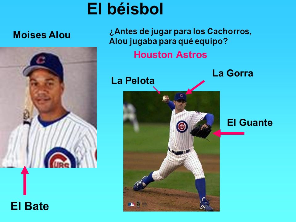 El béisbol El Bate Moises Alou Houston Astros La Gorra La Pelota