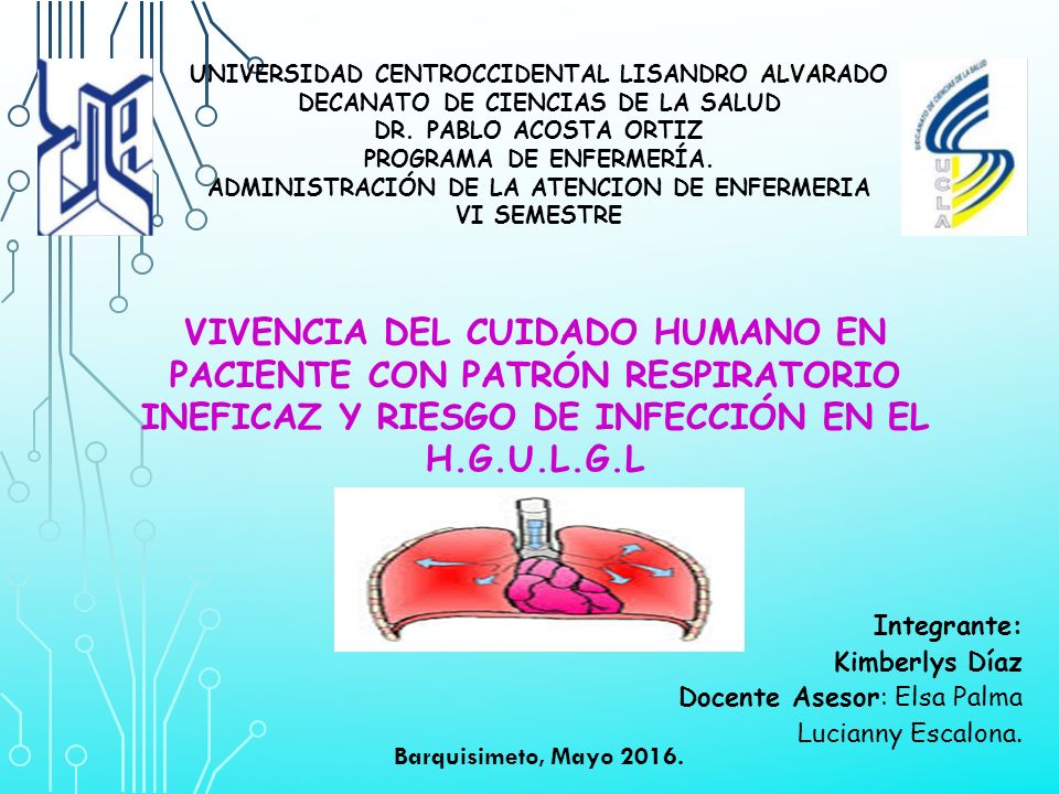 UNIVERSIDAD CENTROCCIDENTAL LISANDRO ALVARADO DECANATO DE CIENCIAS DE LA SALUD