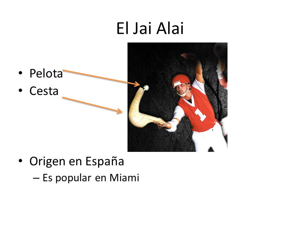 El Jai Alai Pelota Cesta Origen en España Es popular en Miami