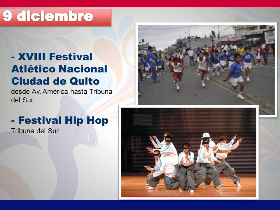 9 diciembre - XVIII Festival Atlético Nacional Ciudad de Quito