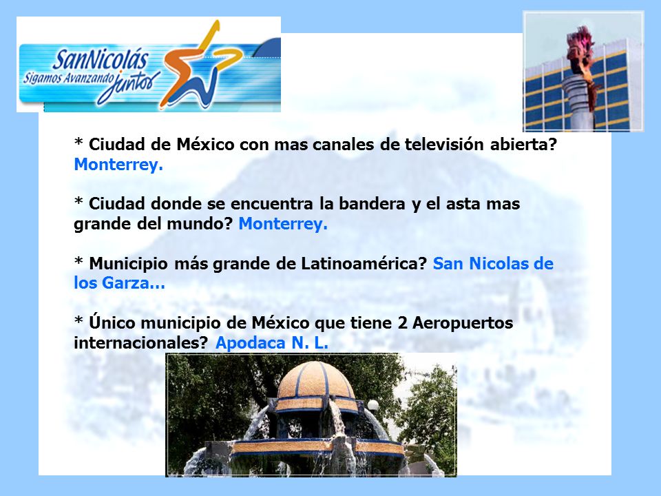 Ciudad de México con mas canales de televisión abierta. Monterrey