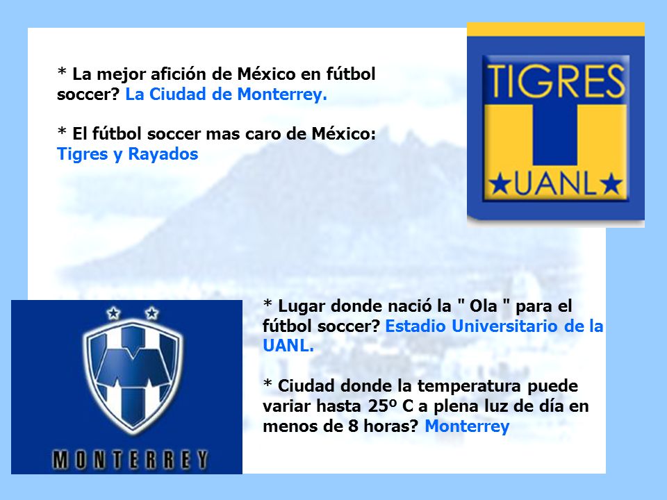 La mejor afición de México en fútbol soccer. La Ciudad de Monterrey