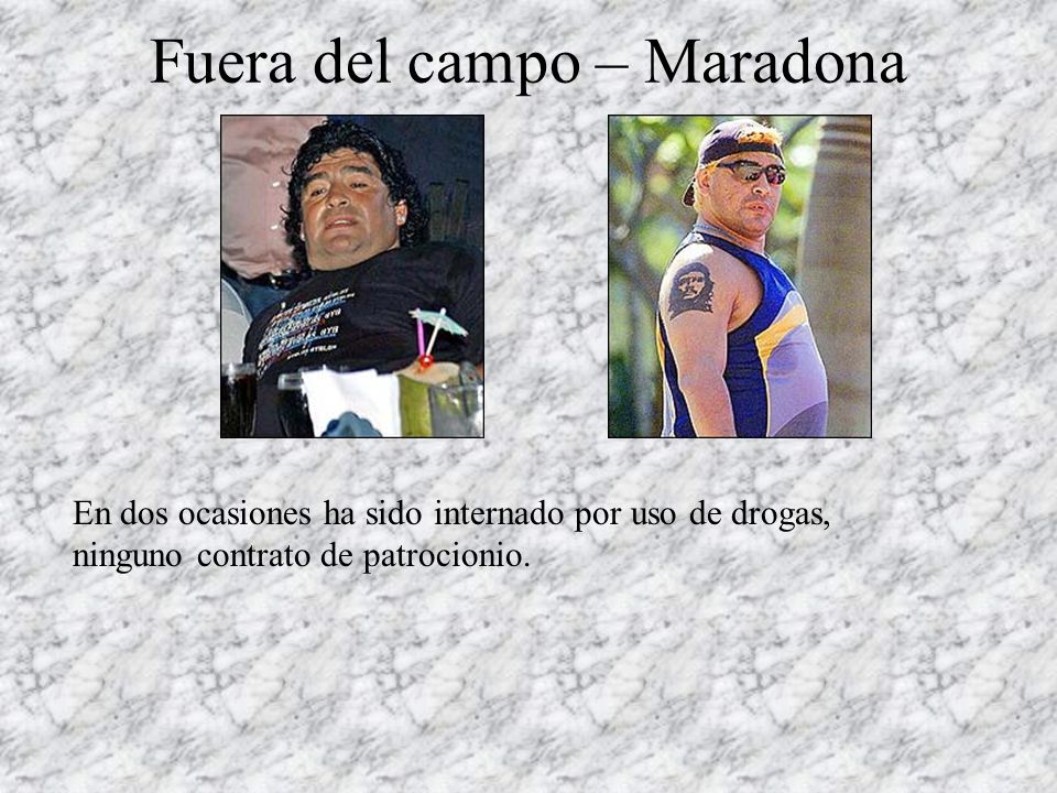 Fuera del campo – Maradona