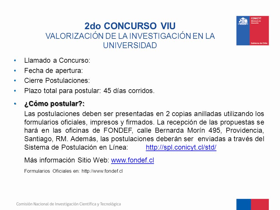 2do CONCURSO VIU VALORIZACIÓN DE LA INVESTIGACIÓN EN LA UNIVERSIDAD