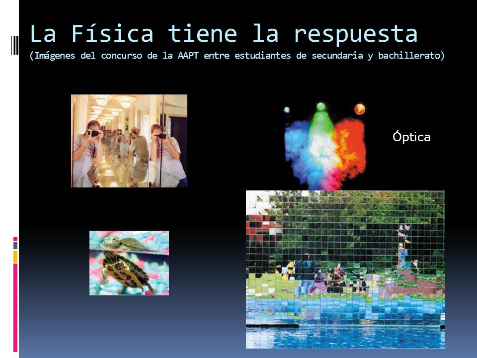 La Física tiene la respuesta (Imágenes del concurso de la AAPT entre estudiantes de secundaria y bachillerato)