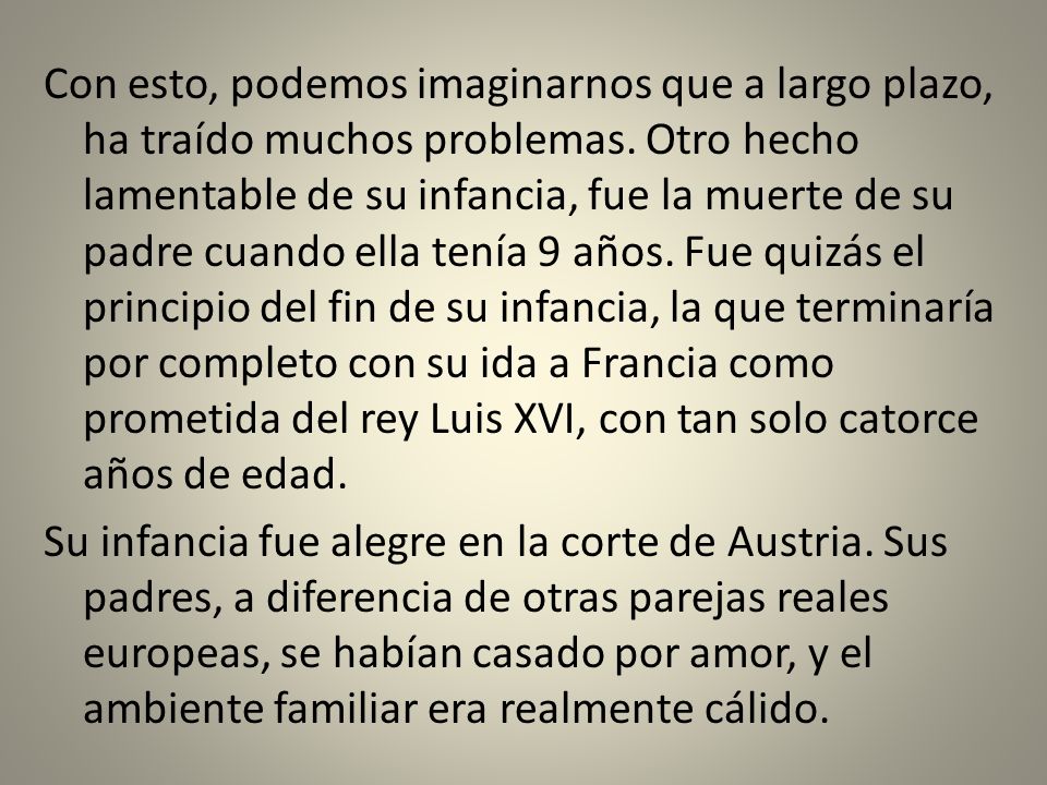 Con esto, podemos imaginarnos que a largo plazo, ha traído muchos problemas.