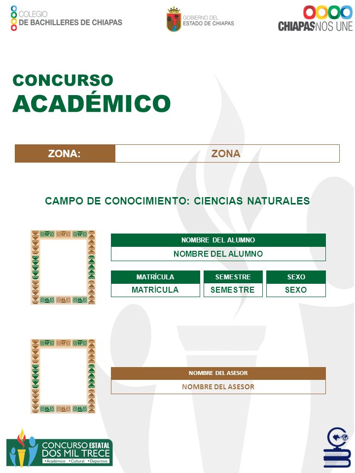 CAMPO DE CONOCIMIENTO: CIENCIAS NATURALES