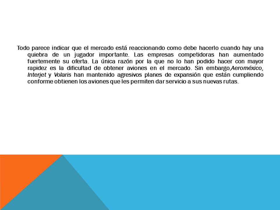 Todo parece indicar que el mercado está reaccionando como debe hacerlo cuando hay una quiebra de un jugador importante.