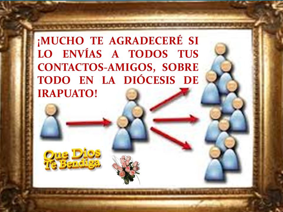 ¡MUCHO TE AGRADECERÉ SI LO ENVÍAS A TODOS TUS CONTACTOS-AMIGOS, SOBRE TODO EN LA DIÓCESIS DE IRAPUATO!