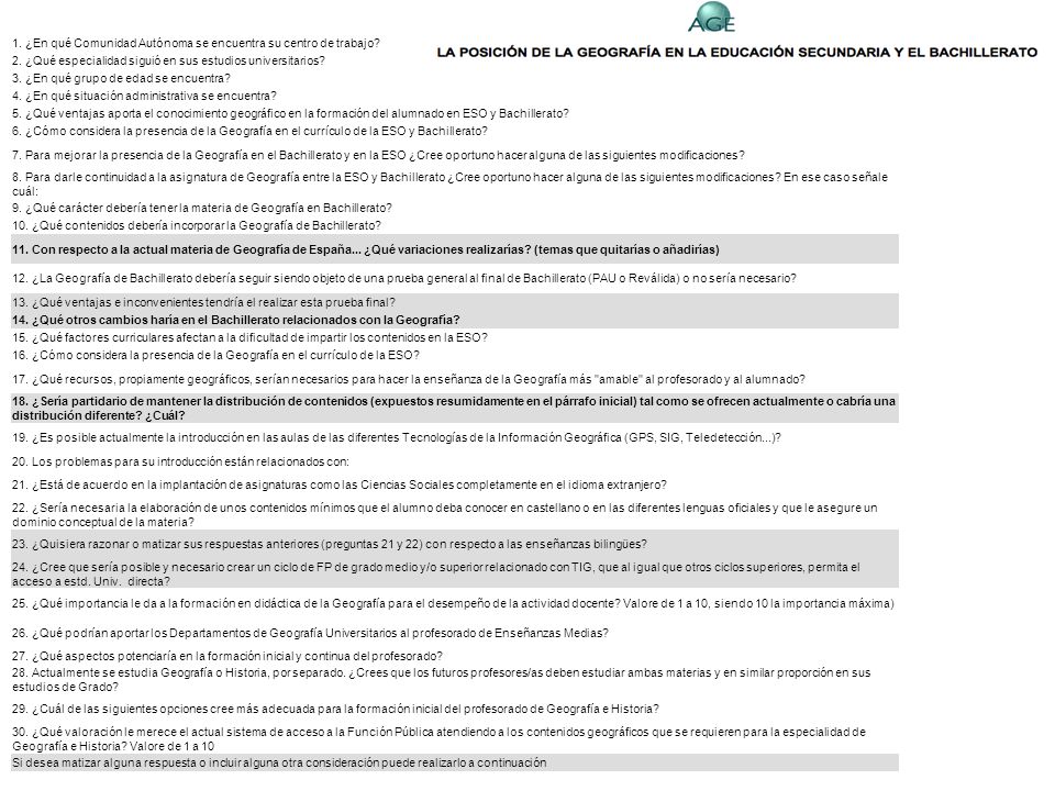 1. ¿En qué Comunidad Autónoma se encuentra su centro de trabajo