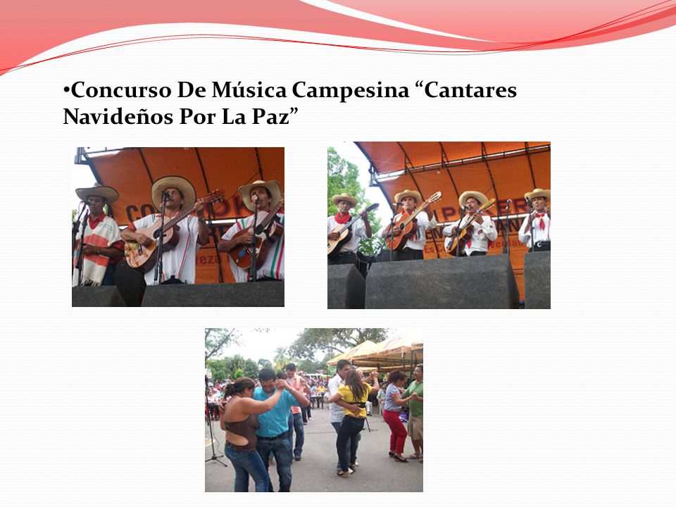 Concurso De Música Campesina Cantares Navideños Por La Paz