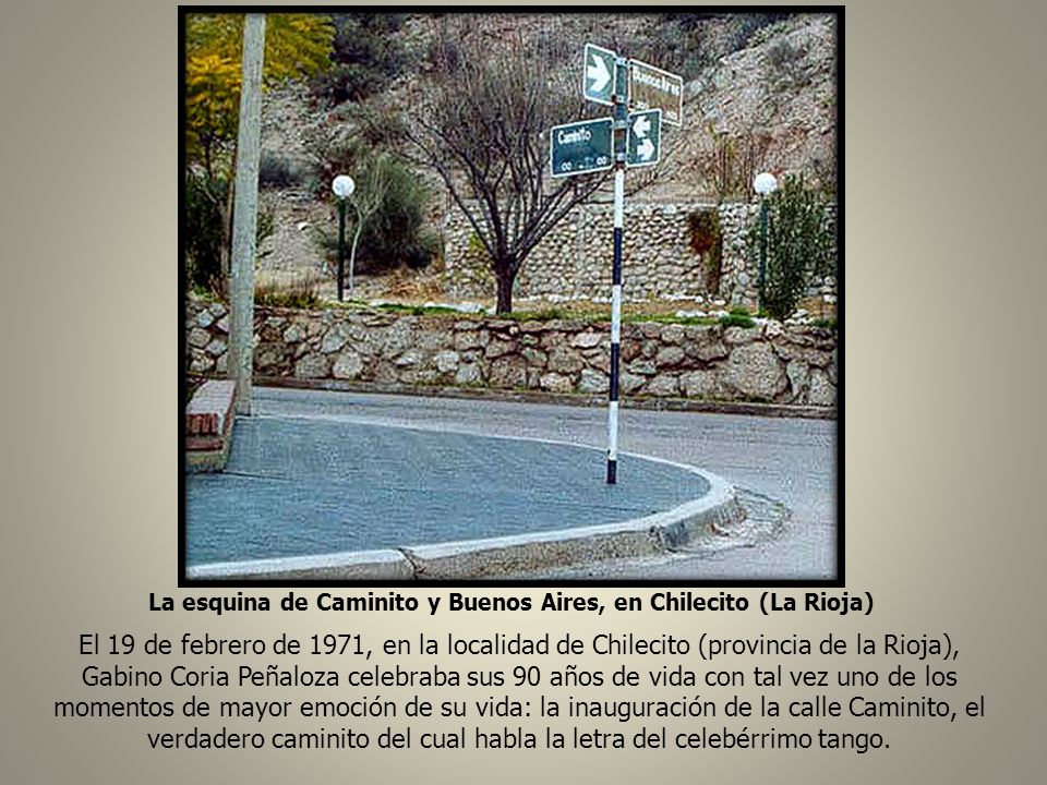 La esquina de Caminito y Buenos Aires, en Chilecito (La Rioja)