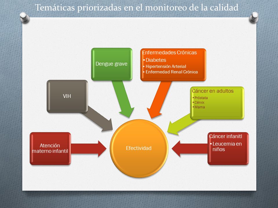 Temáticas priorizadas en el monitoreo de la calidad