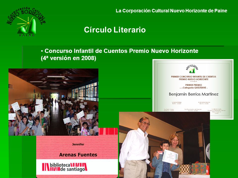 Círculo Literario Concurso Infantil de Cuentos Premio Nuevo Horizonte