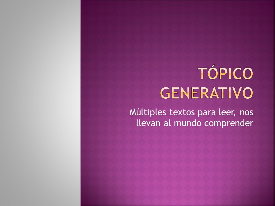 Múltiples textos para leer, nos llevan al mundo comprender