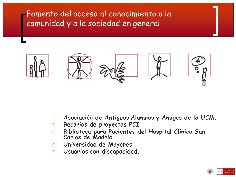Fomento del acceso al conocimiento a la comunidad y a la sociedad en general