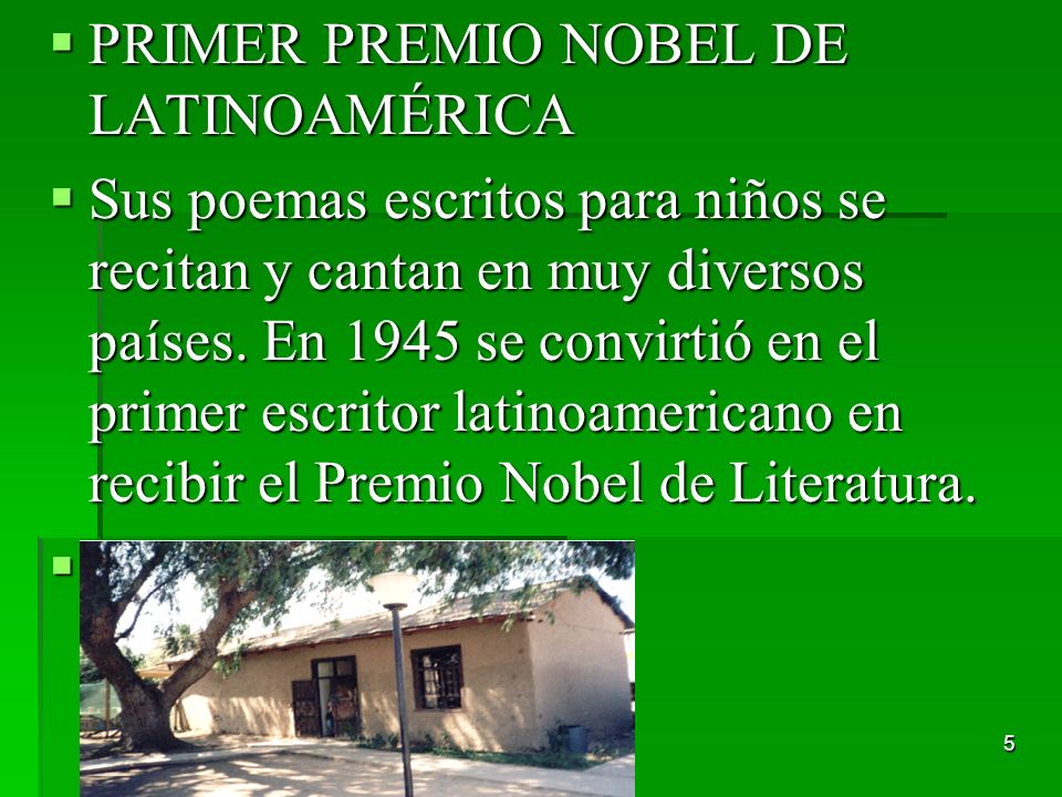 PRIMER PREMIO NOBEL DE LATINOAMÉRICA